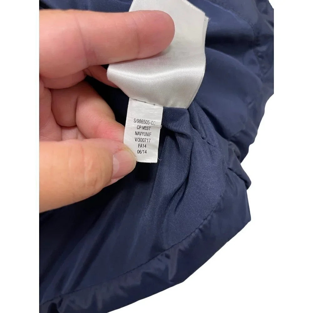 Baby Gap Puffer Vest Toddler Size 2 Faux Fur Hat